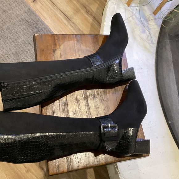 Ron White Loris Tall Boot Suede Leather size EU38/US 7.5 - Picture 6 of 8